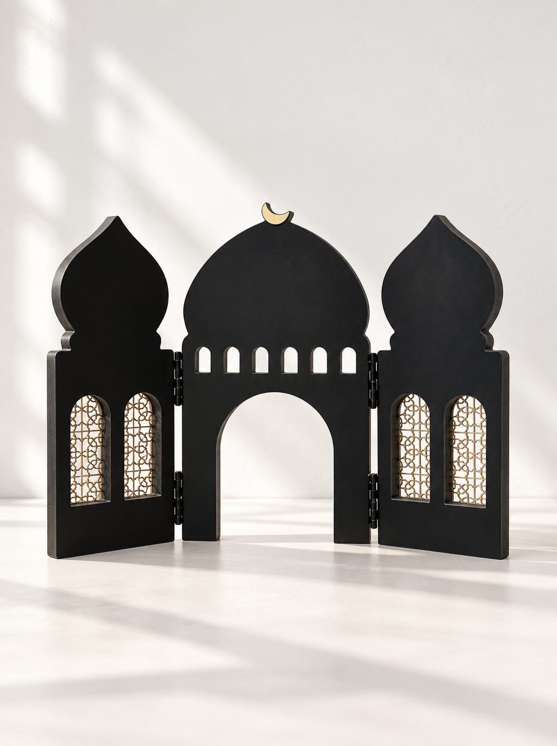Black Mosque-Inspired Folding Screen